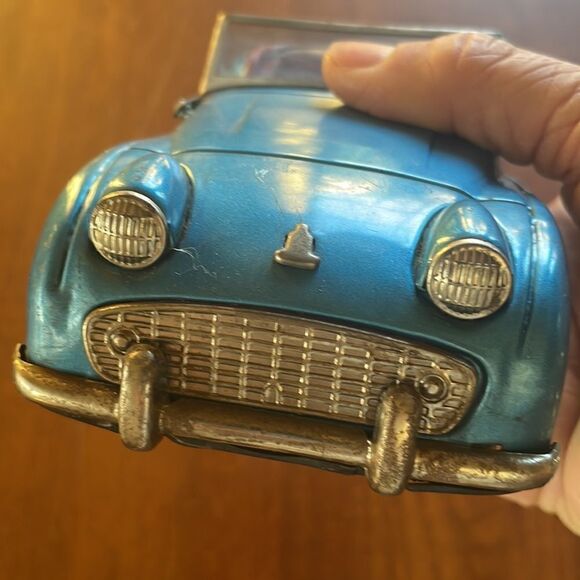 Vintage Triumph TR3 T.R.3. Tin Litho Car made in Japan by Bandai - Picture 5 of 13